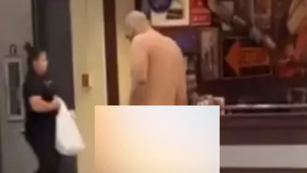 Man roaming around airport