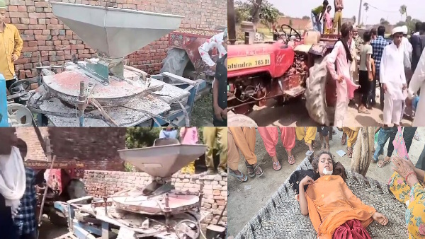 Explosion in flour mill mounted on tractor trolley in Shamli 2 children died 