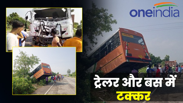 up-trailer-collided-with-roadways-bus-going-from-prayagraj-to-gorakhpur