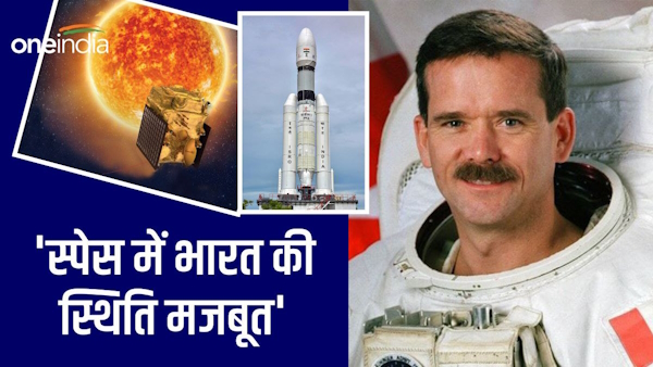 Chris Hadfield applauds Aditya L-1