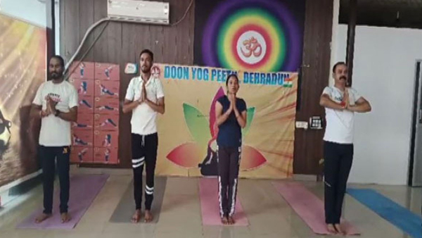 Aditya L1: Special prayer for success through Surya Namaskar from Doon Yoga Peeth in Dehradun