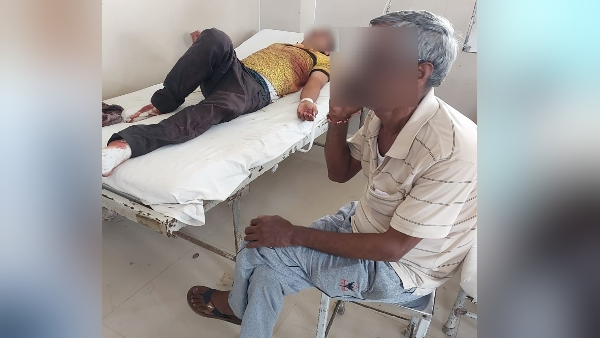 Viral Video of Agra police saving a Man life by breaking the door and taking him to hospital on time 