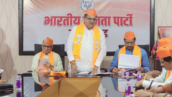  National Joint General Secretary of BJP v satish arrived on a three-day stay in Uttarakhand, taking feedback from the government and organization