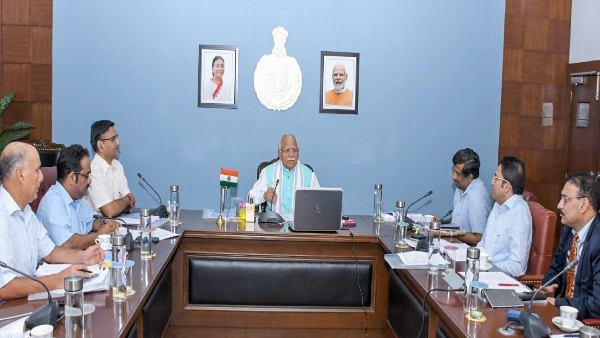 CM Khattar Panchkula meeting