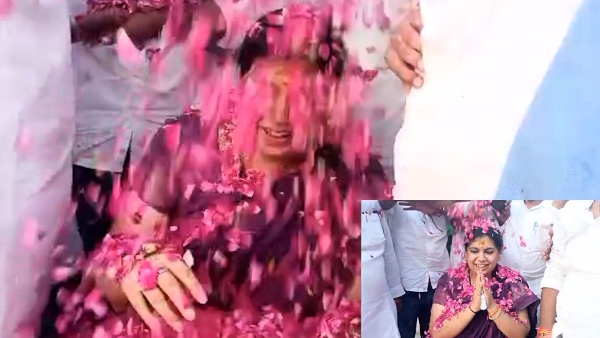 farewell ceremony organized after Transfer of IAS Divya mittal from mirzapur 