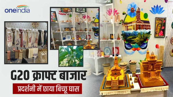 Demand for products made from nettle grass found in the forests of Uttarakhand has increased in foreign countries. This is the reason why the G 20 Craft Market Exhibition at Pragati Maidan in Delhi is covered with nettle grass.