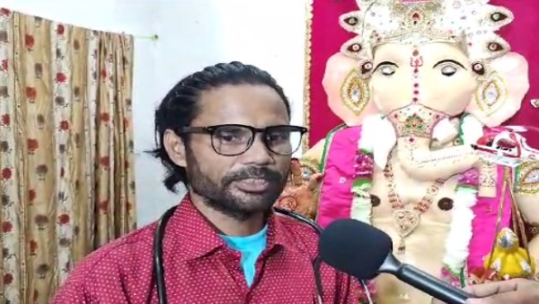 Ajay Batham of agra made a unique idol of Lord Ganesha which has a heart and it breathes