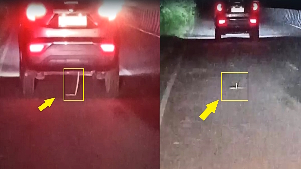 Viral Video of Snake kept traveling hanging in the car and fell on Hamirpur State Highway