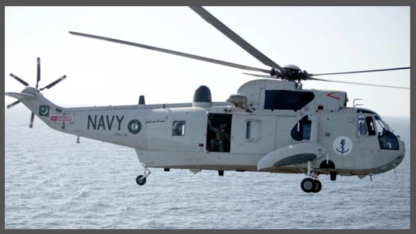 Pakistan Navy helicopter crashes