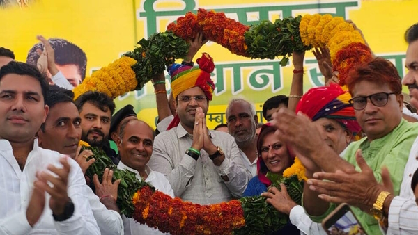 Dushyant Chautala in Rajasthan
