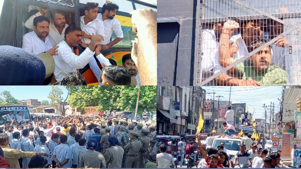 Samrat Mihir Bhoj Gurjar Yatra was carried without permission in Mawana of meerut