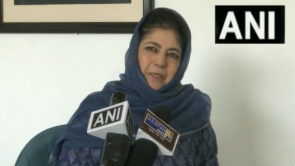 PDP chief Mehbooba Mufti 