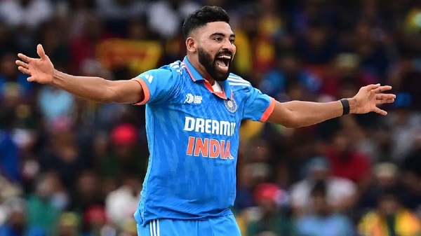 Mohammed siraj bowling