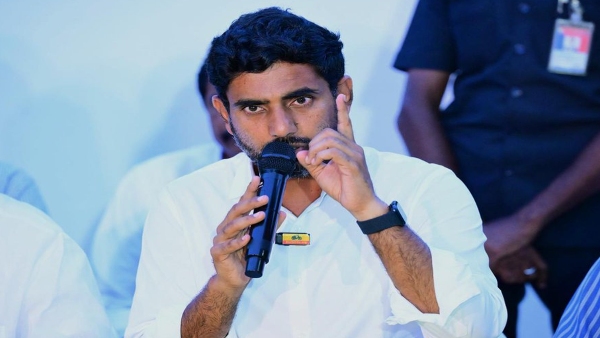 Nara Lokesh over Amravati Ring Road