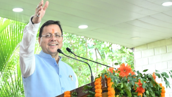 CM pushkar Dhami madhya pradesh rajashtan public meetings campaign three-day visit assembly election