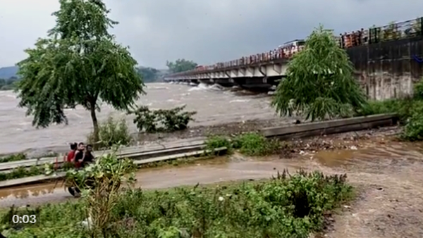 Heavy rain in Banswara