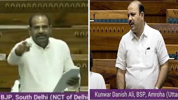Ramesh Bidhuri Danish Ali