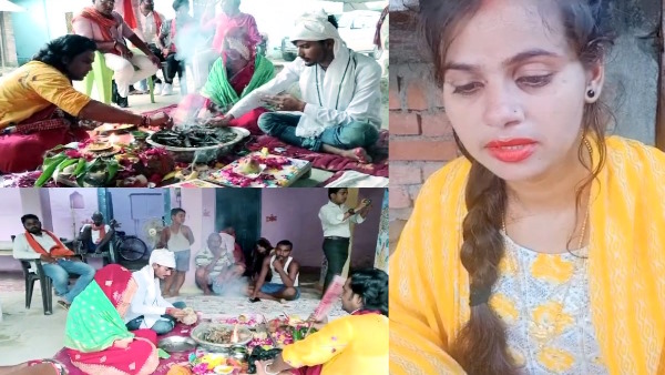 Kaushambi News Ruksaar became Rukmani after marrying her lover Ravi in Shiv temple Kaushambi News Ruksaar became Rukmani after marrying her lover Ravi in Shiv temple