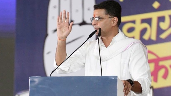 Sachin Pilot on foundation ceremony of PCC building 