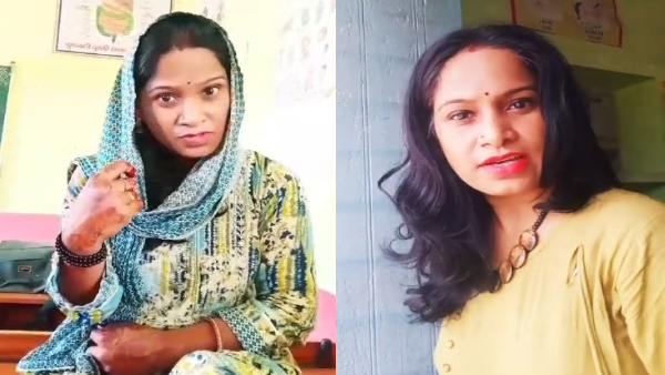 viral video of female teacher making reels in school of shikarpur of Bulandshahr instead of teaching viral video of female teacher making reels in school of shikarpur of Bulandshahr instead of teaching