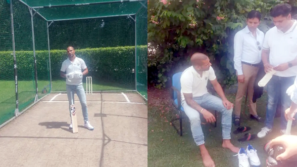 Shikhar Dhawan checked and bought 5 unique bats from Meerut and said this big thing on UP T20 League