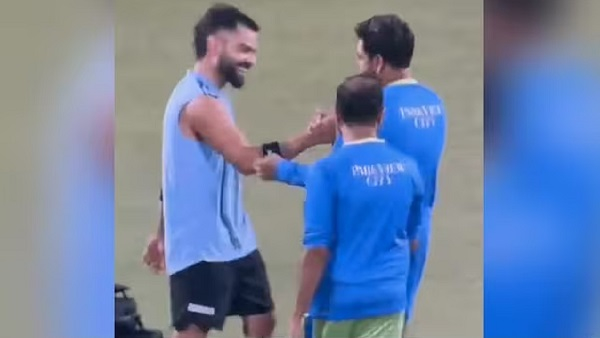 Virat Kohlis Meeting With Haris Rauf 