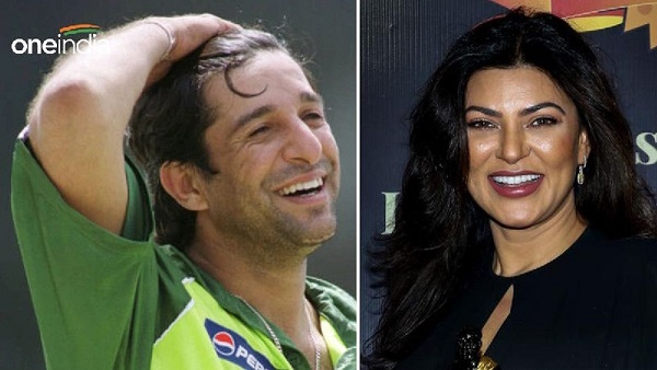 Wasim Akram and sushmita sen