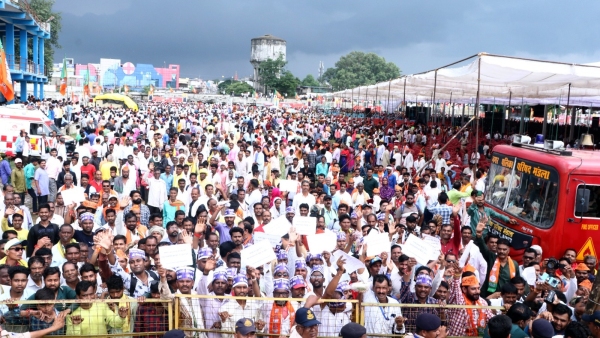 Minister Amit Shah told the gathering at the inauguration of Jan Ashirwad Yatra in Mandla Minister Amit Shah told the gathering at the inauguration of Jan Ashirwad Yatra in Mandla