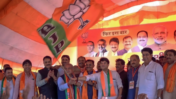 Jyotiraditya Scindia spoke on Congress in JanAshirwad Yatra government was formed because of Chambal