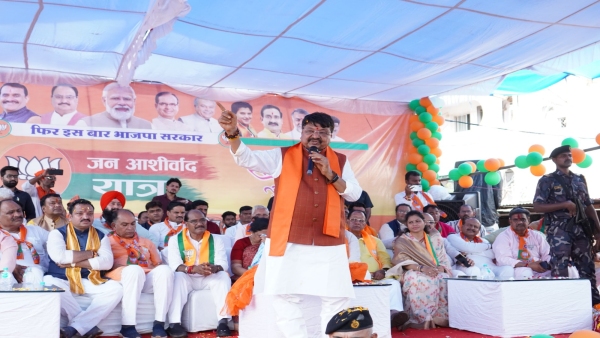 Piyush Goyal gave statement regarding Sanatan in Jan Ashirwad Yatra of Kolaras-Pohri in Shivpuri