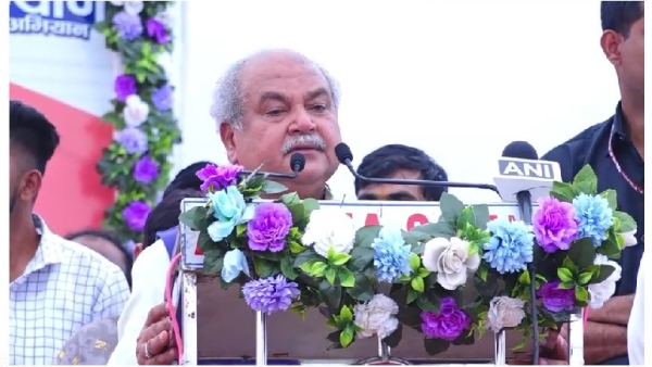 Union Minister Narendra Singh Tomar participated in Jan Ashirwad Yatra reached Budhni
