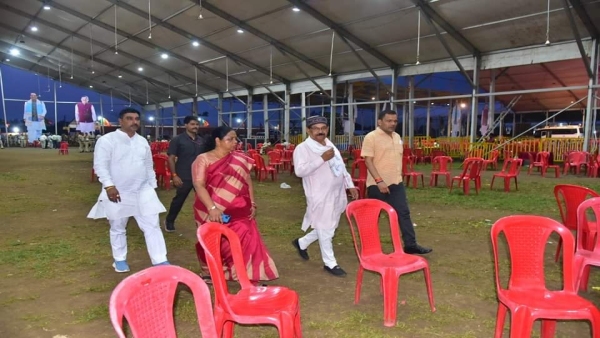 Food prepared for lakhs of workers who reached BJP Mahakumbh, PM Modi will give speech