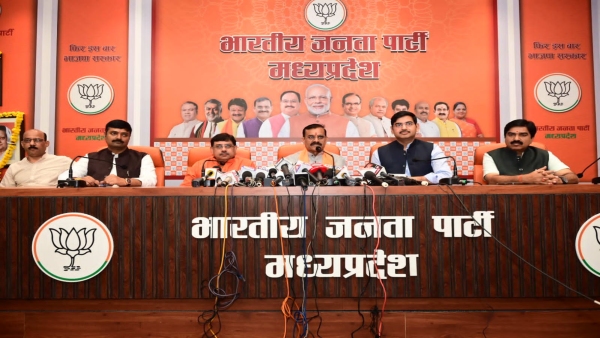 VD Sharmas big statement in BJP office regarding Rahul Gandhis visit to MP Kalapeepal