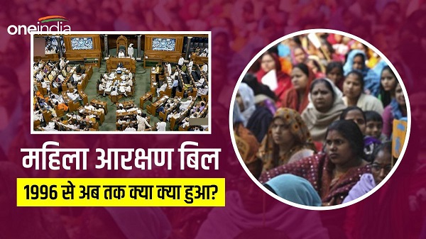 Women Reservation Bill Timeline