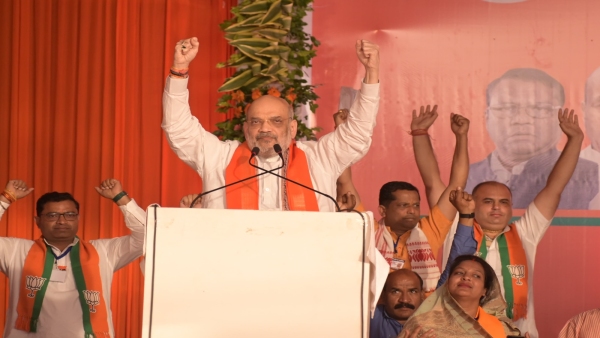 Amit Shah targeted Digvijay and Kamal Nath in Junnardev of Chhindwara district. Amit Shah targeted Digvijay and Kamal Nath in Junnardev of Chhindwara district.