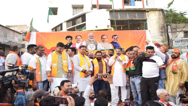 Pappu Vilas joins BJP again, Hitanand Sharma inaugurates Central Assembly election office