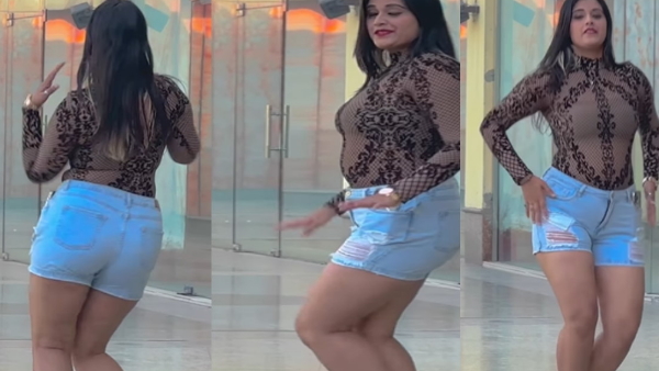 Woman dances on Honey singh song