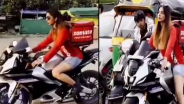 girl become zomato
