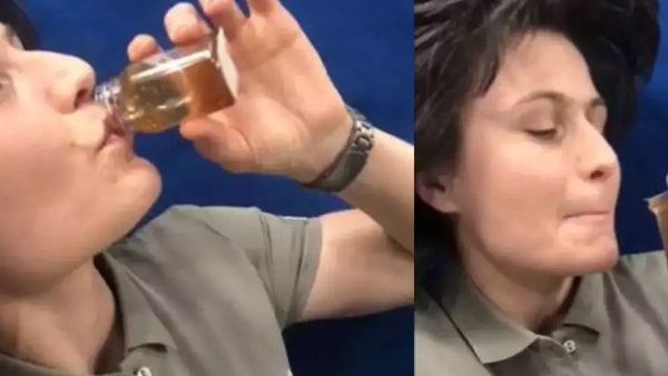 Astronaut drinking coffee Astronaut drinking coffee