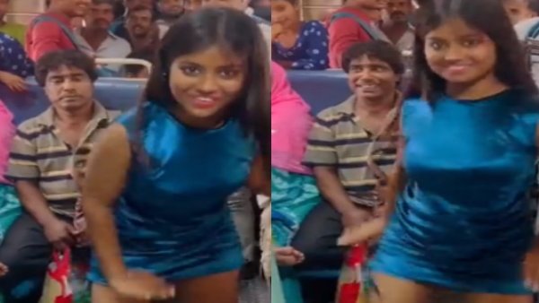 girl dancing in delhi metro
