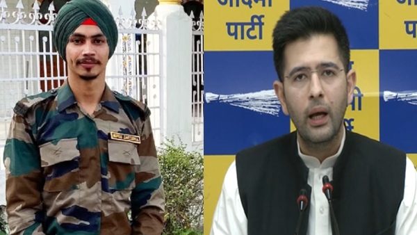 AAP five questions over Agniveer Amritpal