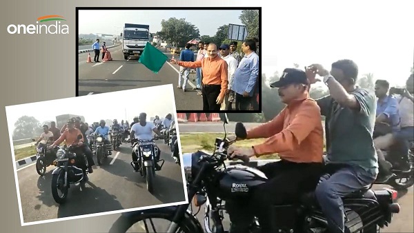 Adhir Ranjan Chowdhury bike without a helmet