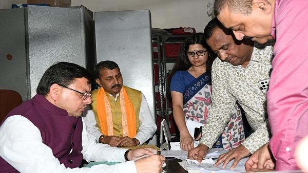 Chief Minister Pushkar Singh Dhami Surprise Inspection at Ramnagar ARTO office