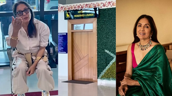 Bollywood actress Neena Gupta did not get entry in reserved VIP lounge at Bareilly Airport Bollywood actress Neena Gupta did not get entry in reserved VIP lounge at Bareilly Airport