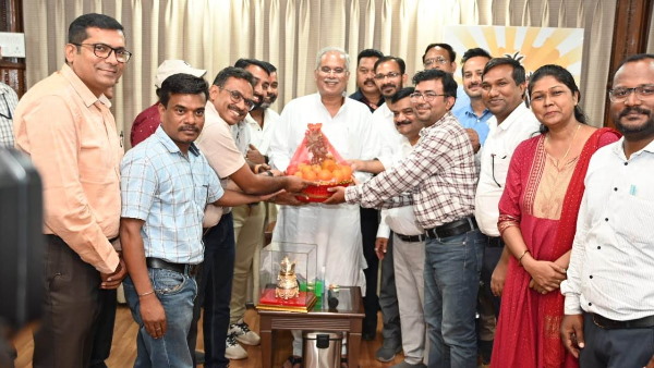 Chhattisgarh State Electricity Board Engineers Association met CM Bhupesh Baghel