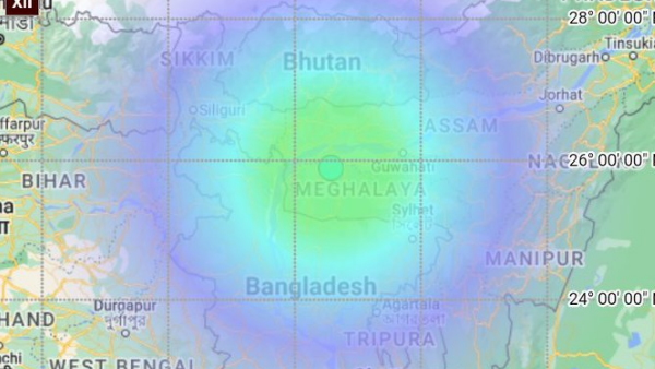 मेघालय के उत्तरी गारो हिल्स में महसूस किए गए भूकंप के झटके