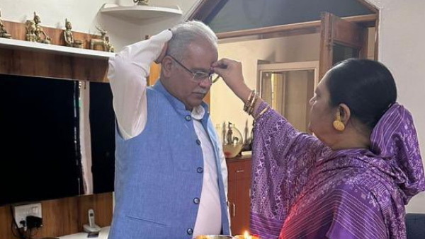 bhupesh baghel wife tilak bhupesh baghel wife tilak