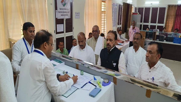 bjp-candidate-gopal-bhargava-nomination-from-rahli