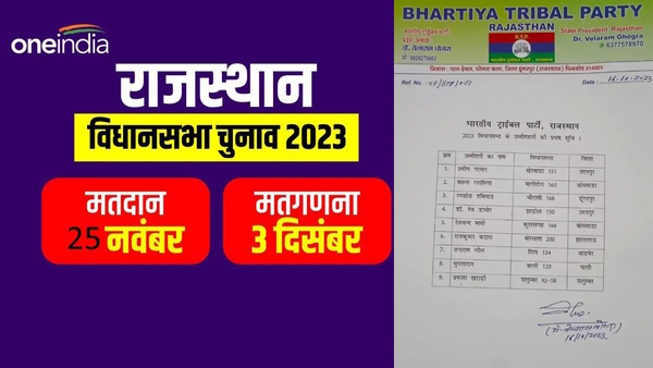 BTP releases first list of 9 candidates 