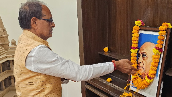 CM शिवराज सिंह चौहान ने सरदार पटेल की जयंती पर किया नमन